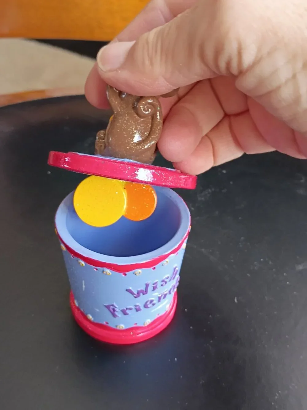 Claire’s Wish Friend Trinket Box — Monkey, VTG 2003
